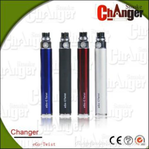 Shenzhen e cigarette wholesale eGo Twist voltage 3.2V-4.8V